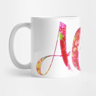 Aloha Typography, Pineapples Collage Mug